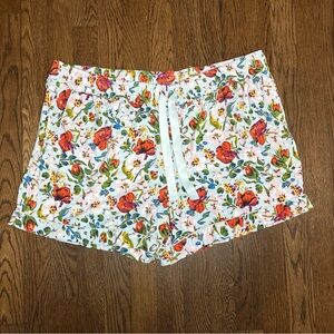 Vera Bradley Floral Print Cotton Blend PJ Bottoms - Size XL